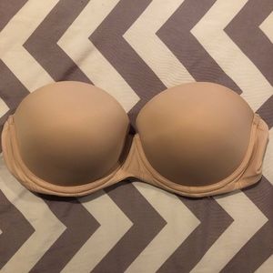 Victoria's Secret Pink Strapless Pushup Bra